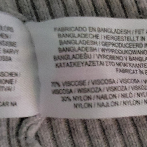 Grey ribbed button cardigan - Picture 6 of 10